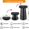 aboutool 2 Pack Collapsible Stool with Soft Removable Cushion & Waterproof Carry Bag - Lightweight Folding Stool, 485lbs Capacity, Portable for Adults, Camping, Fishing, Hiking, Outdoor, Travel view 2