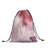 Nerxy Marble Print Gymnastics Grip Bag - Marbled Drawstring Storage for Grips, Abstract Stone Art Towel view 2