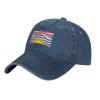 Flag of British Columbia Baseball Cap for Men Women Hat Vintage Cowboy Hats Adjustable Trucker Caps Navy Blue view 1