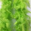 homeemoh 6.56FT Long Fluffy Feathers Boa, 80g Natural Turkey Feathers Boa Fancy Dress Boa Feathers Scarf for Costume Dress up (Apple Green) view 4