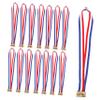 Yardwe 25pcs Medal Hanger Lanyards Competition Award Ribbons Wide Satin Medal Neck Ribbons view 1