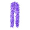 homeemoh 6.56FT Long Fluffy Feathers Boa, 80g Natural Turkey Feathers Boa Fancy Dress Boa Feathers Scarf for Costume Dress up (Light Purple) view 1