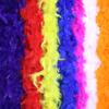 homeemoh 6.56FT Long Fluffy Feathers Boa, 80g Natural Turkey Feathers Boa Fancy Dress Boa Feathers Scarf for Costume Dress up (Light Purple) view 4