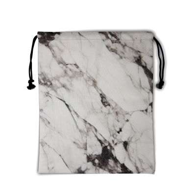 Nerxy Black White Marble Grip Bag - Marbling Gymnastics Grips Bag Marbles Gym Bag for Gymnasts Abstract Stones Artwork Drawstring Storage Bags Pouch Adjustable