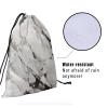 Nerxy Black White Marble Grip Bag - Marbling Gymnastics Grips Bag Marbles Gym Bag for Gymnasts Abstract Stones Artwork Drawstring Storage Bags Pouch Adjustable view 4