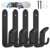 Rolitwils Snowboard Wall Mount Clips, Horizontal Skateboard Wall MountSnowboard Display Stand for Room, Garage view 1