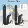 Rolitwils Snowboard Wall Mount Clips, Horizontal Skateboard Wall MountSnowboard Display Stand for Room, Garage view 2