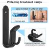 Rolitwils Snowboard Wall Mount Clips, Horizontal Skateboard Wall MountSnowboard Display Stand for Room, Garage view 3