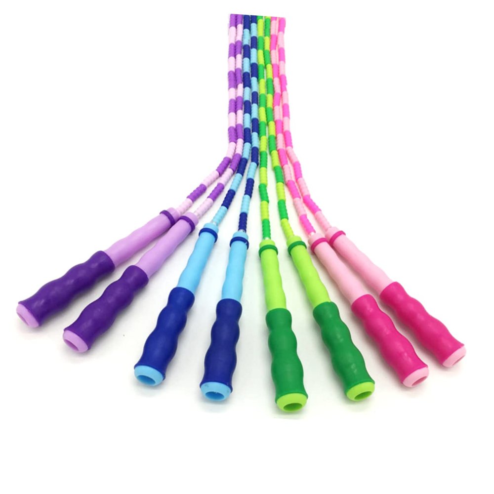Anneome Bulk Boys and Girls Jump Ropes Bamboo Cable Skipping Rope Fitness Workout for Ages