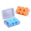 FOMIYES 6pair Silicone Ear Plugs for Swimming Ergonomic Design for Adults Boy Girl with Orange Blue Comfortable Fit for Noise Reduction and Underwater Protection view 1