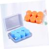 FOMIYES 6pair Silicone Ear Plugs for Swimming Ergonomic Design for Adults Boy Girl with Orange Blue Comfortable Fit for Noise Reduction and Underwater Protection view 2