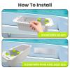 Boat Cup Holder with Rubber Tab, Boat Accessories Boat Storage Organizer Holder Caddy Universal Fit for Jon Boat Bass Boat Marine Kayak Pontoon Canoe, Drill or Adhesive 2 Ways Installation(White,1PCS) view 2