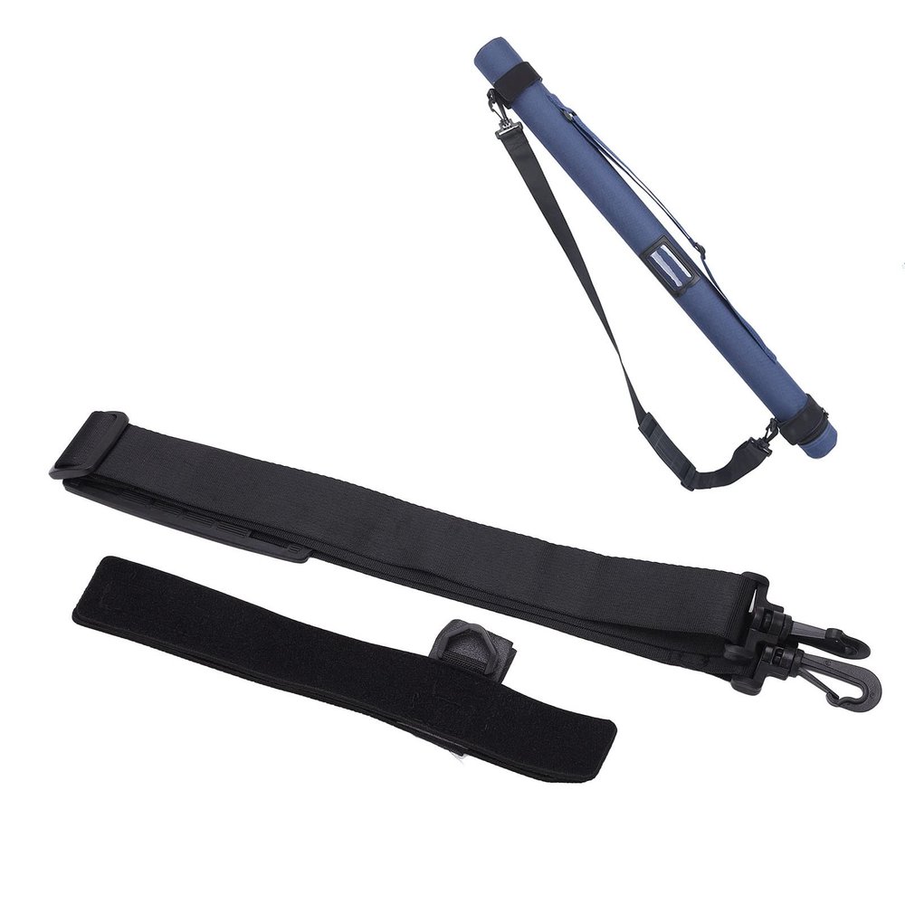 NDNCZDHC Fishing Rod Holder Belt EVA Fishing Rod Carry Straps 42Inch Adjustable Fishing Poles Holder Strap Outdoor Portable Fishing Rod Shoulder Strap