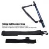 NDNCZDHC Fishing Rod Holder Belt EVA Fishing Rod Carry Straps 42Inch Adjustable Fishing Poles Holder Strap Outdoor Portable Fishing Rod Shoulder Strap view 4