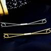 2 Pcs Shirt Collar Bar Tie Pins Unique Necktie Pins Tie Clasp Set Metal Tie Clips For Men Wedding Collar Bar For Men's Dress Shirts view 3