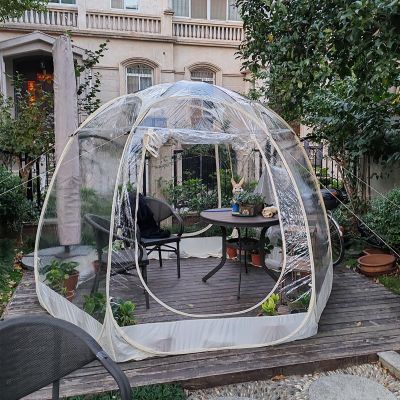 Oracra Transparent Bubble House Tent for Garden Patio, Outdoor Waterproof Sport Houses for Camping, Cheering, Soccer, Portable Bubble Shelters for Deck (Size : 300x300x220cm)