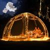 Oracra Bubble Tent Pop Up Gazebo, Clear Dome Camping Screen Houses, Commercial Sport Shelter Tents with 10m Light String, Outdoor Gazebo for Date Night (Size : 300x300x220cm) view 1