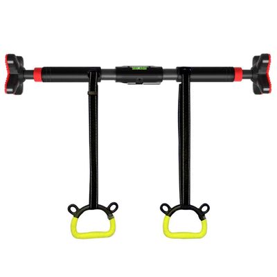 MaGiLL Pull-Up Bars Doorway Pull Up Bar with Locking Mechanism Adjustable Length Chin Up Bar Fitness Equipment Home Portable Pull Up Bar for Doorway No Need to Punch (Black 100)