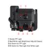 rdzzwxw Tactical Helmet Light, Outdoor Survival Signal Lamp with Red+White+IR Strobe Beacon, with 2 Helmets Accessories for MICH/MOLLE System/Metal Surface view 2