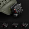 rdzzwxw Tactical Helmet Light, Outdoor Survival Signal Lamp with Red+White+IR Strobe Beacon, with 2 Helmets Accessories for MICH/MOLLE System/Metal Surface view 4
