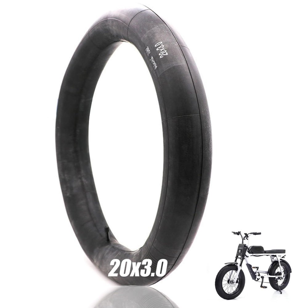 20x3.0 Fat Tire Bike Inner Tubes with AV 32mm Valve, 20x3.0 Premium Butyl Rubber Bike Tube, Ideal for Electric Bikes, Mountain Bikes, and Traditional Fat-Tire Bikes