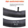 20x3.0 Fat Tire Bike Inner Tubes with AV 32mm Valve, 20x3.0 Premium Butyl Rubber Bike Tube, Ideal for Electric Bikes, Mountain Bikes, and Traditional Fat-Tire Bikes view 3