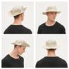 Sun Hats for Men Women Bucket Hat UPF 50+ UV Protection Boonie Hat for Safari Fishing Hiking Garden Beach Khaki+Black view 4