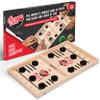 Bungee Table Fast Sling Puck Game - Small Size - Test Your Speed and Accuracy with This Fast-Paced Wooden Air Hockey Board Game - Guaranteed Fun for Family Night or Friends Party view 1