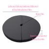 ZGFUSVFD Foldable Circular Exercise Dance Pole Mat Gymnastic Yoga Fitness Dance Mat Non-slip Shock Absorption Portable Pole Dancing Safety Mat Epe Foam Crash Mat, 150x3cm, Pink view 3