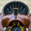 Western Horse Riding Brown Saddle Primeum Leather Comfy Seat Pleasure Trail Barrel Racing Hand Tooled view 2