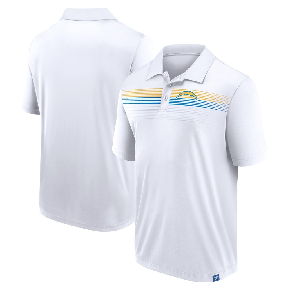 Fanatics Men's White Los Angeles Chargers Big & Tall Sublimated Polo