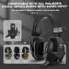 Hocazor 2 Pack W01 Walkie Talkies Compatible with Walker's Razor Slim Electronic Ear Muffs, Outdoors Hunting Shooting Construction Sites Work Shop view 3
