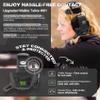 Hocazor 2 Pack W01 Walkie Talkies Compatible with Walker's Razor Slim Electronic Ear Muffs, Outdoors Hunting Shooting Construction Sites Work Shop view 4