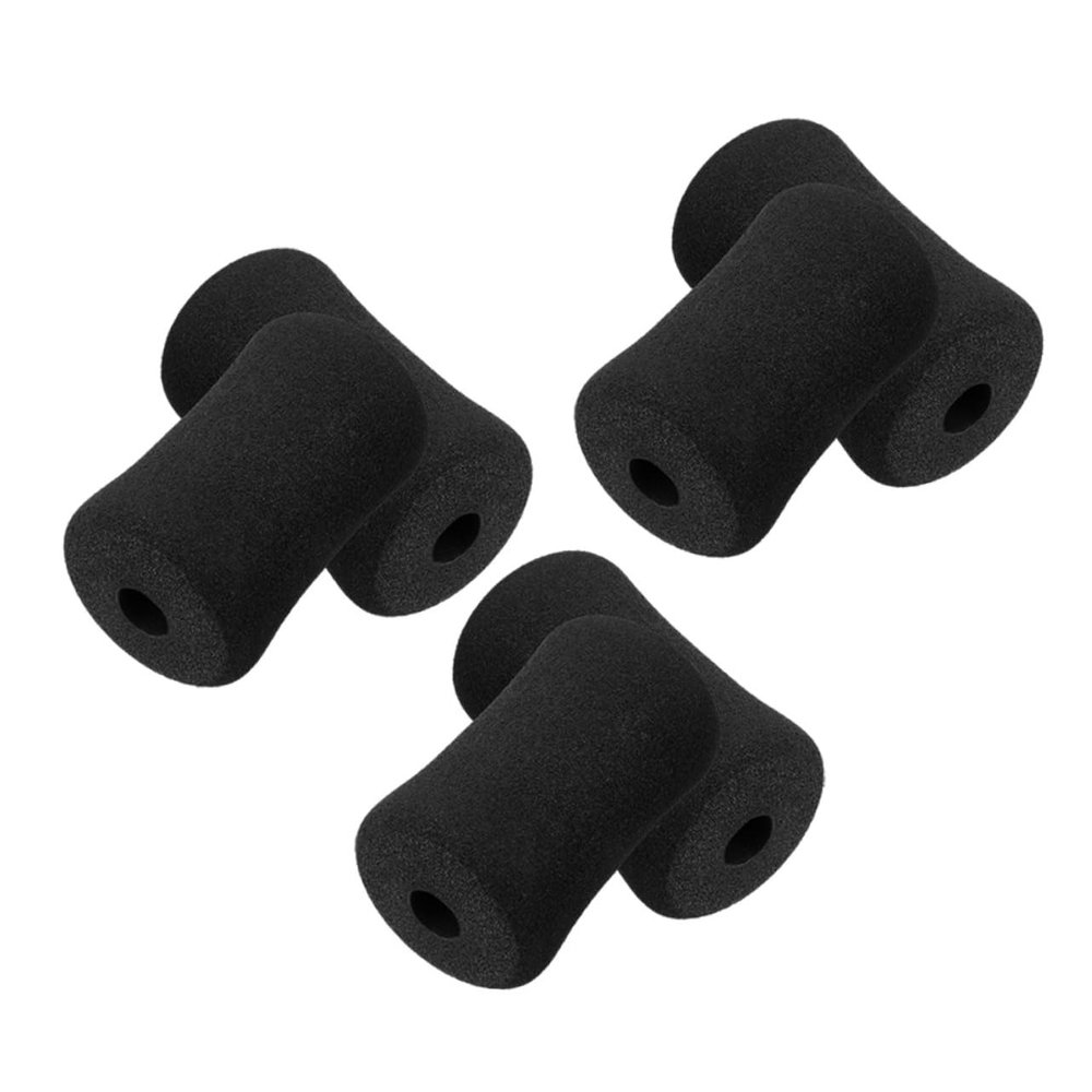 Mipcase 6pcs Tube Pad Replacement for Gym Exercise Equipment Comfortable Sponge Roller Cover for Leg Extension Sit-up Bench Essential Accessory for Enhanced Workout