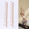 EXCLURA Wooden Yoga Mat Holder Wall Mount Vertical, 2-9 Layer Pilates Mats Stand for Home Gym Yoga Studio, Yoga Mat Display Rack, Equipment Storage (Size : 9 Layer 158cm (62 1/4")) view 1