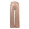 High Waisted Pants for Women Wide Leg Pant Glitter Sequin Loose Long Pants Bling Party Clubwear Elastic Casual Pants with Pocket Tummy Control Lounge Trousers(A-Champagne,Small) view 3