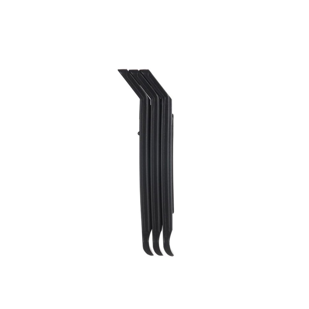 ULTECHNOVO 20pcs Tire Spoon and Tyre Breaker Tool for Bike Repair Durable Smooth Ends Easy to Use Mountain and Road Bicycles Black
