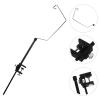 SUPVOX 1set Outdoor Camping Lamp Stand Dual Hooks Lightweight Aluminum Alloy Lantern Holder for Table Ground Use Portable Light Bracket Storage Bag view 2