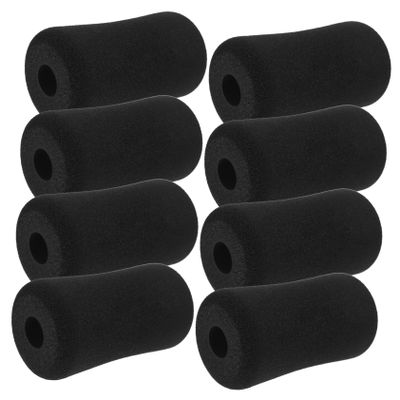 Mipcase 8pcs Foam Replacement Foot Pads for Gym Equipment Comfortable and Flexible Cover for Roller Exercise Machines Sponge Material for Enhanced Grip and Safety