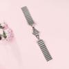 Gimuk Metal Strap Compatible with Fitbit Versa 2 Straps for Women Men, Adjustable Stainless Steel Wristband Replacement Watch Wrist Strap Bands Bracelet for Fitbit Versa 2/Versa, womens s womens l, view 2