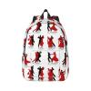 WURTON Ballroom Dance Print Unisex Canvas Bag Canvas Shoulder Pouch Pack Lightweight Backpack For Woman Lady view 1
