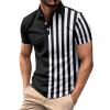 ZYXTIM Golf Polos for Men Men Polo Shirts Mens Polos Short Sleeve Golf Long Sleeve Shirts for Men Tactical Clothes for Men Big and Tall(Black,3X-Large) view 1