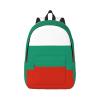 WURTON Bulgarian Flag Print Unisex Canvas Bag Canvas Shoulder Pouch Pack Lightweight Backpack For Woman Lady view 1