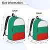 WURTON Bulgarian Flag Print Unisex Canvas Bag Canvas Shoulder Pouch Pack Lightweight Backpack For Woman Lady view 4