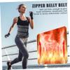 VALICLUD Women Waist Band Belly Band Exercising Waistband Zipper Style Neoprene Comfortable Breathable for Men Women Grey view 3