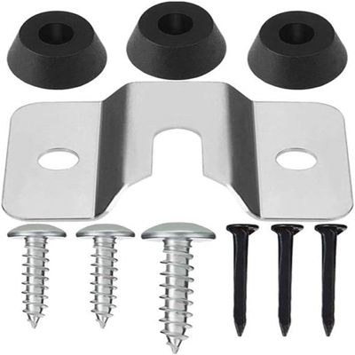 Silver Mounting Bracket Kit Screws Darts Boards for Wall Hanging Mounting Bracket Kit Darts and Equipment