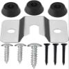 Silver Mounting Bracket Kit Screws Darts Boards for Wall Hanging Mounting Bracket Kit Darts and Equipment view 1