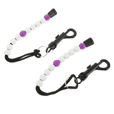 BESPORTBLE 2pcs Golfing Supplies Plastic Bead Score Counter Chain Golf Stroke Counter