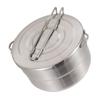 HANABASS Camping Cook Pot Stainless Steel Hiking Cookware for Outdoor Cooking Lightweight Bento Pot for Picnics Hiking and Camping Activities view 1