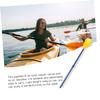 BESPORTBLE 1pair Detachable Kayak Paddles for Inflatable Boats Lightweight Plastic for Water Sports Blades Shafts view 4
